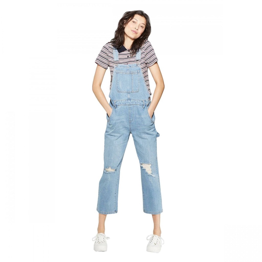 Light wash Overalls